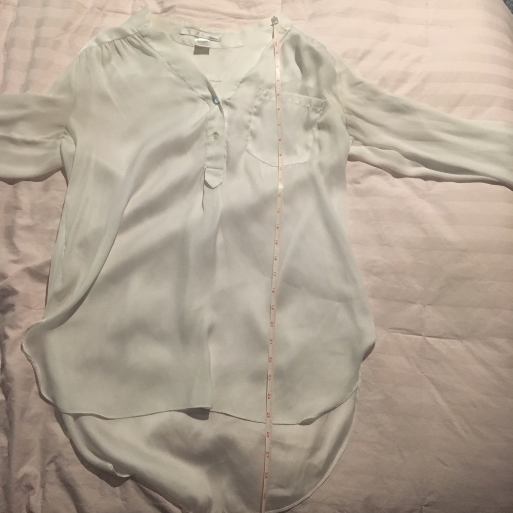 Ellison Ellison Ellison White Button Blouses - image 8